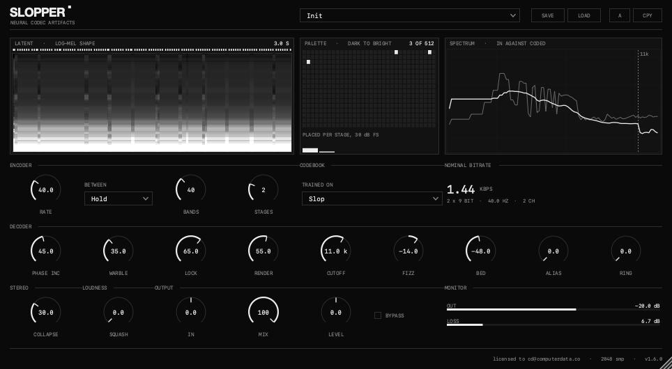 SLOPPER interface