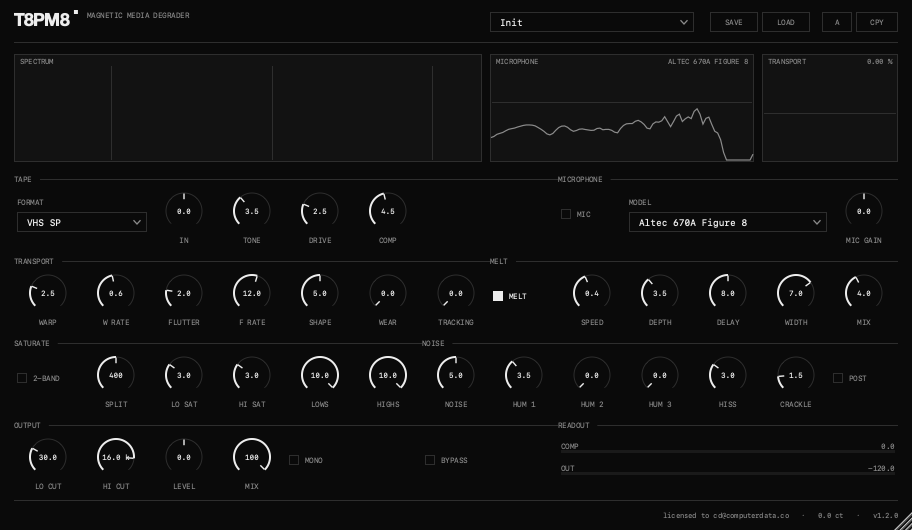 T8PM8 interface