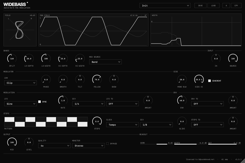 WIDEBASS interface